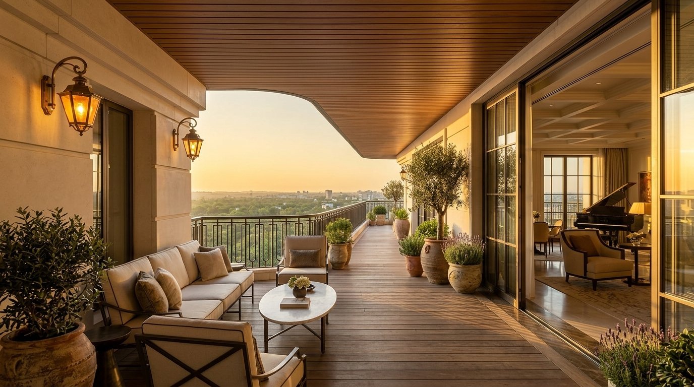 Project 59 Wraparound Deck with Wooden Finish Soffits